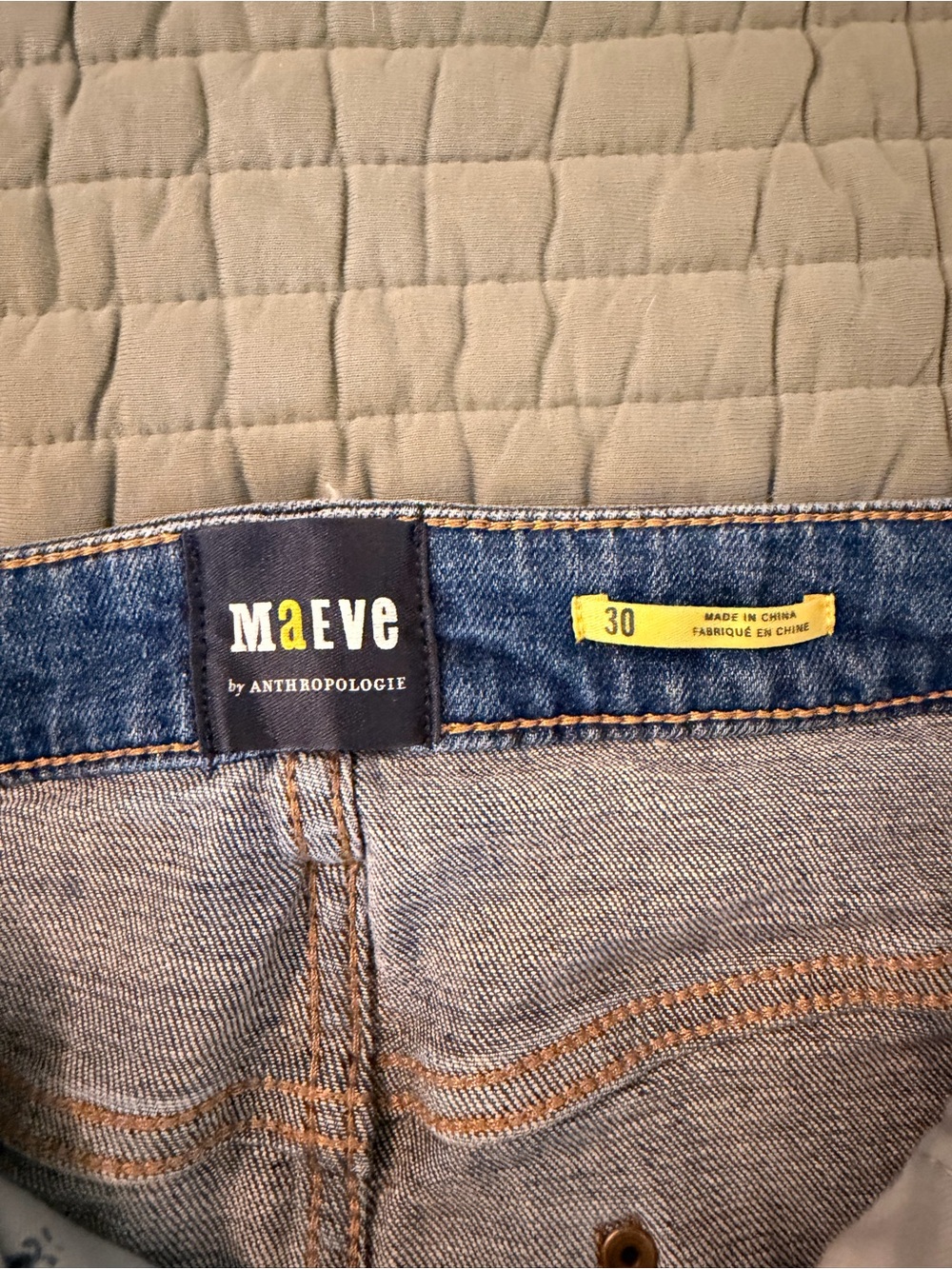 Maeve Wide-Leg Jeans in Medium Blue Denim - Picture 2 of 10